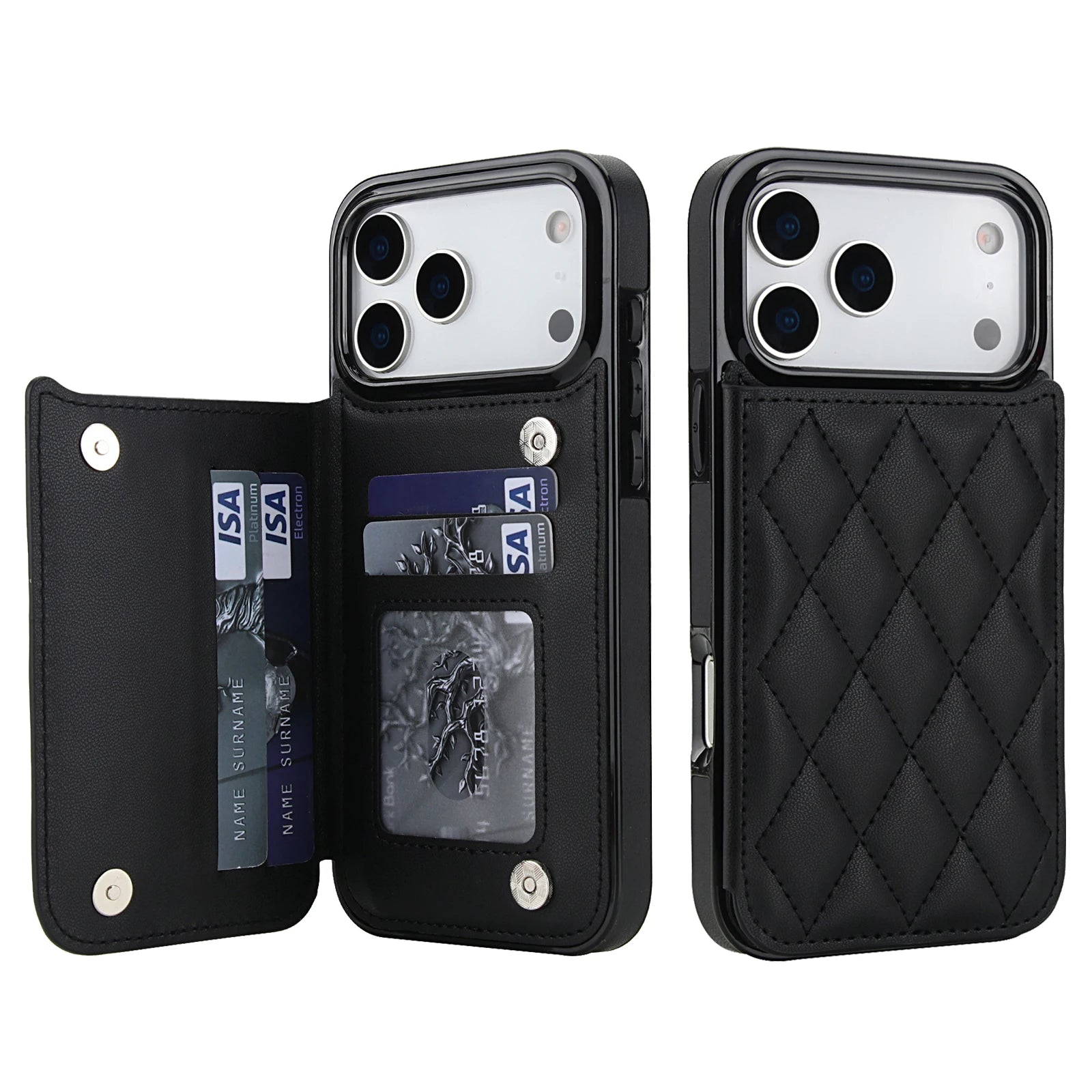 Small Fragrance Style Leather Wallet Case for iPhone 17 Series