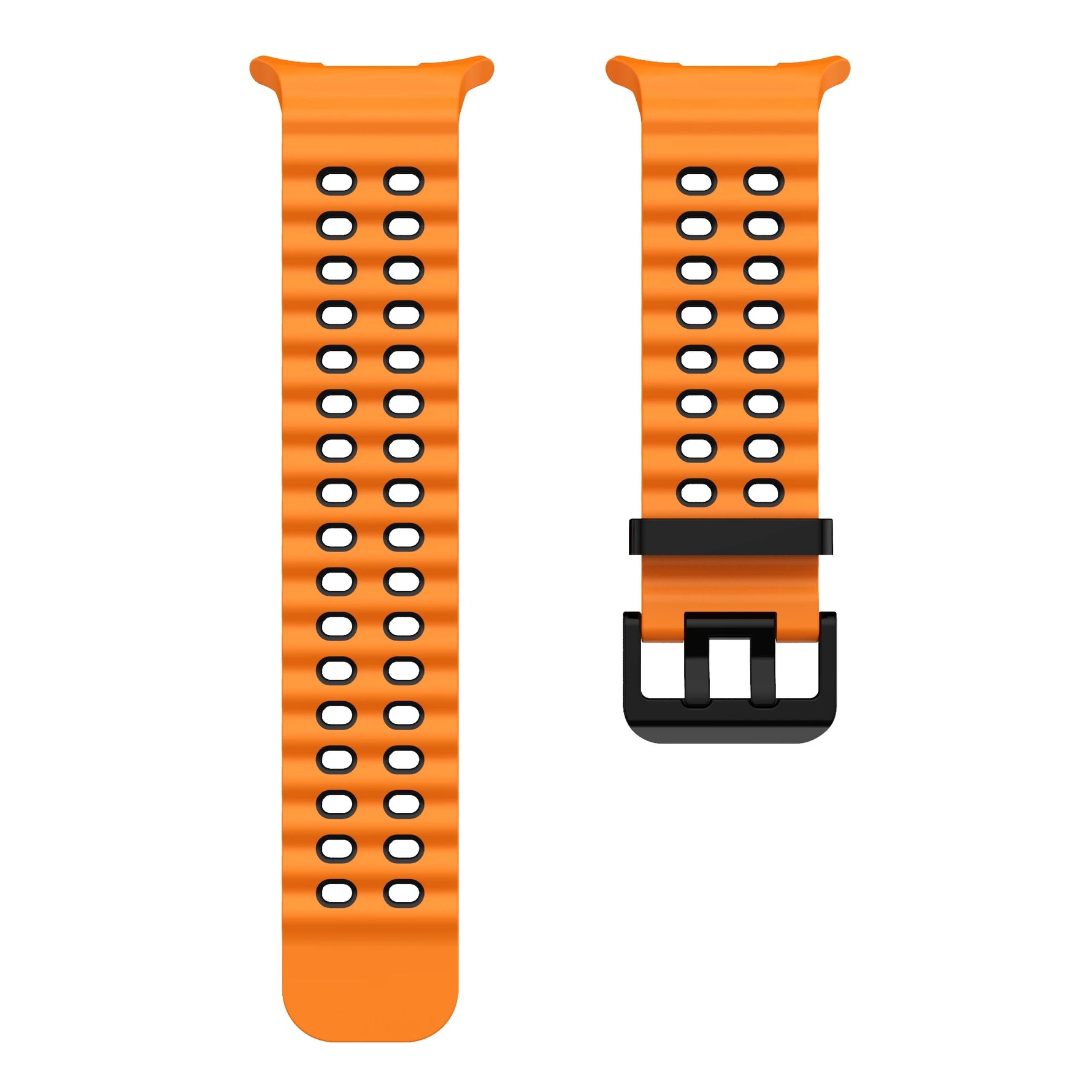 Two-Color Ocean Rubber Band for Samsung Galaxy Watch Ultra and Samsung Galaxy Watch Ultra (2025)