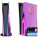 PlayStation 5 Disc Edition Side Shell Plates with RGB LED & Cooling Vents