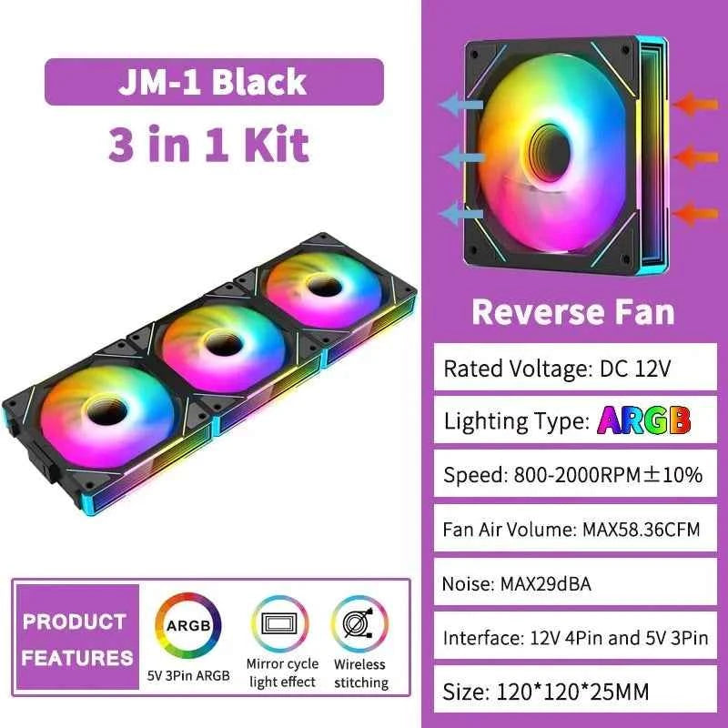 TEUCER JM-1 360mm ARGB PC Cooling Fan