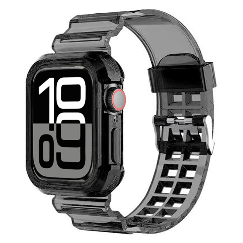 Protective Silicone Case + Wristband for Apple Watch