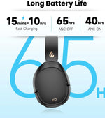 Edifier W80 Active Noise Cancelling Headset With 65-Hour Battery