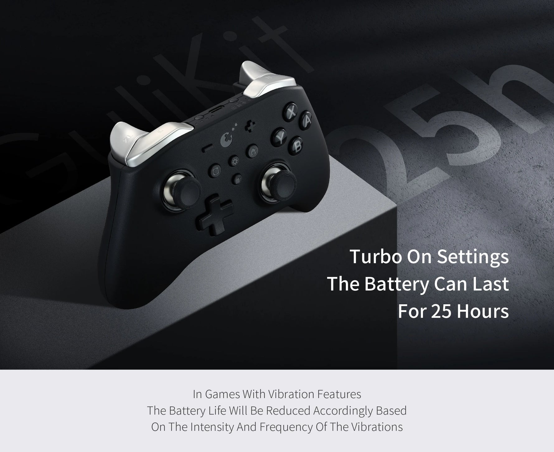 GuliKit KK2T Wireless Controller with Anti-Drift TMR Joysticks