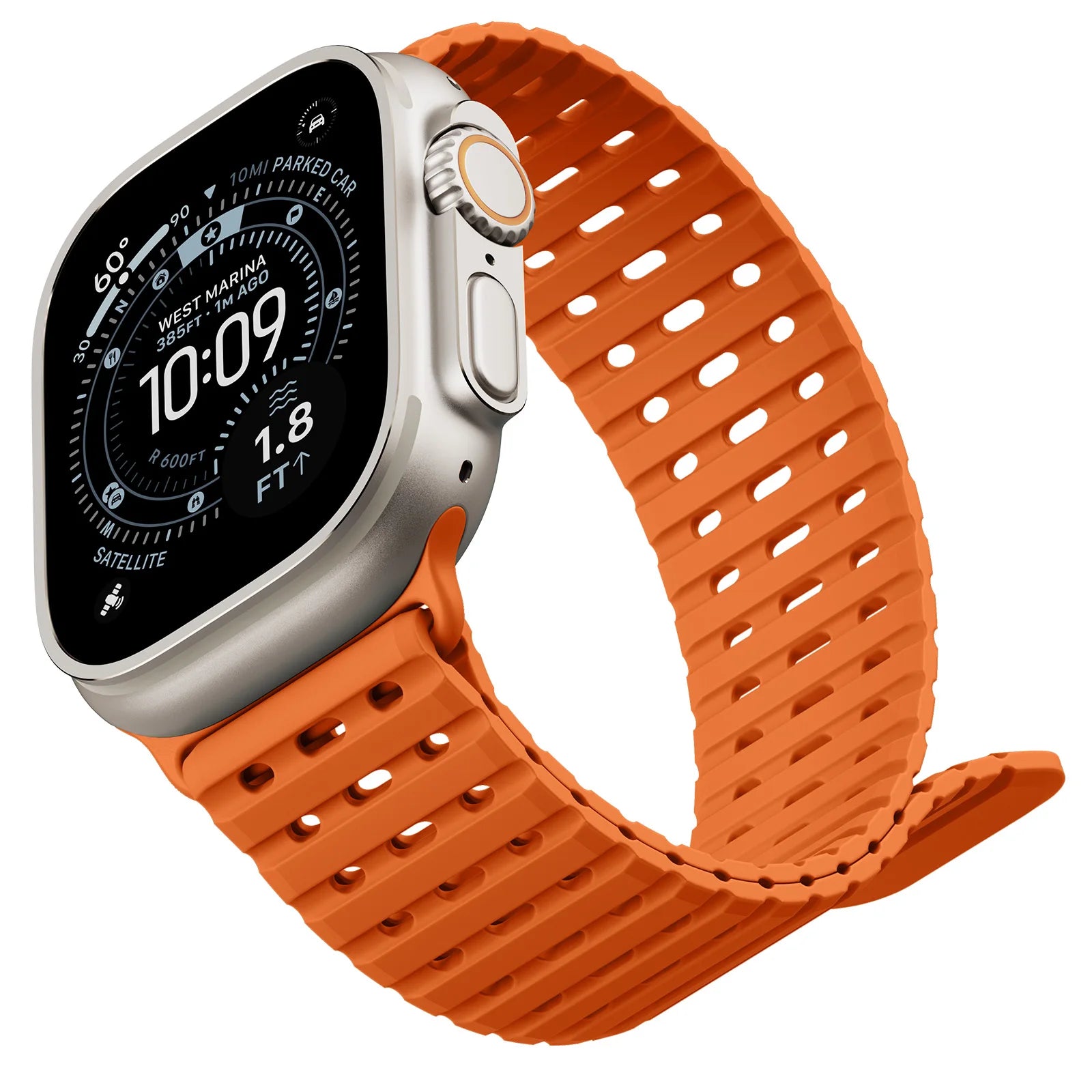 Lightweight Breathable Silicone Strap for Apple Watch