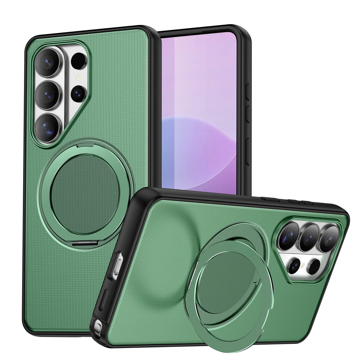 Shockproof Magnetic Case with 360° Holder for Samsung Galaxy S26 Series