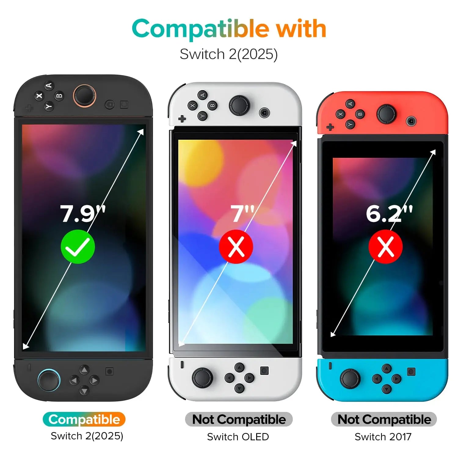 4-Pack Thumbstick Covers for Nintendo Switch 2