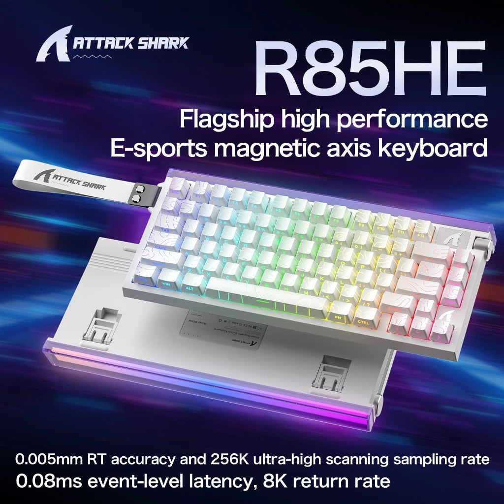 ATTACK SHARK R85HE High-Precision Magnetic Gaming Keyboard