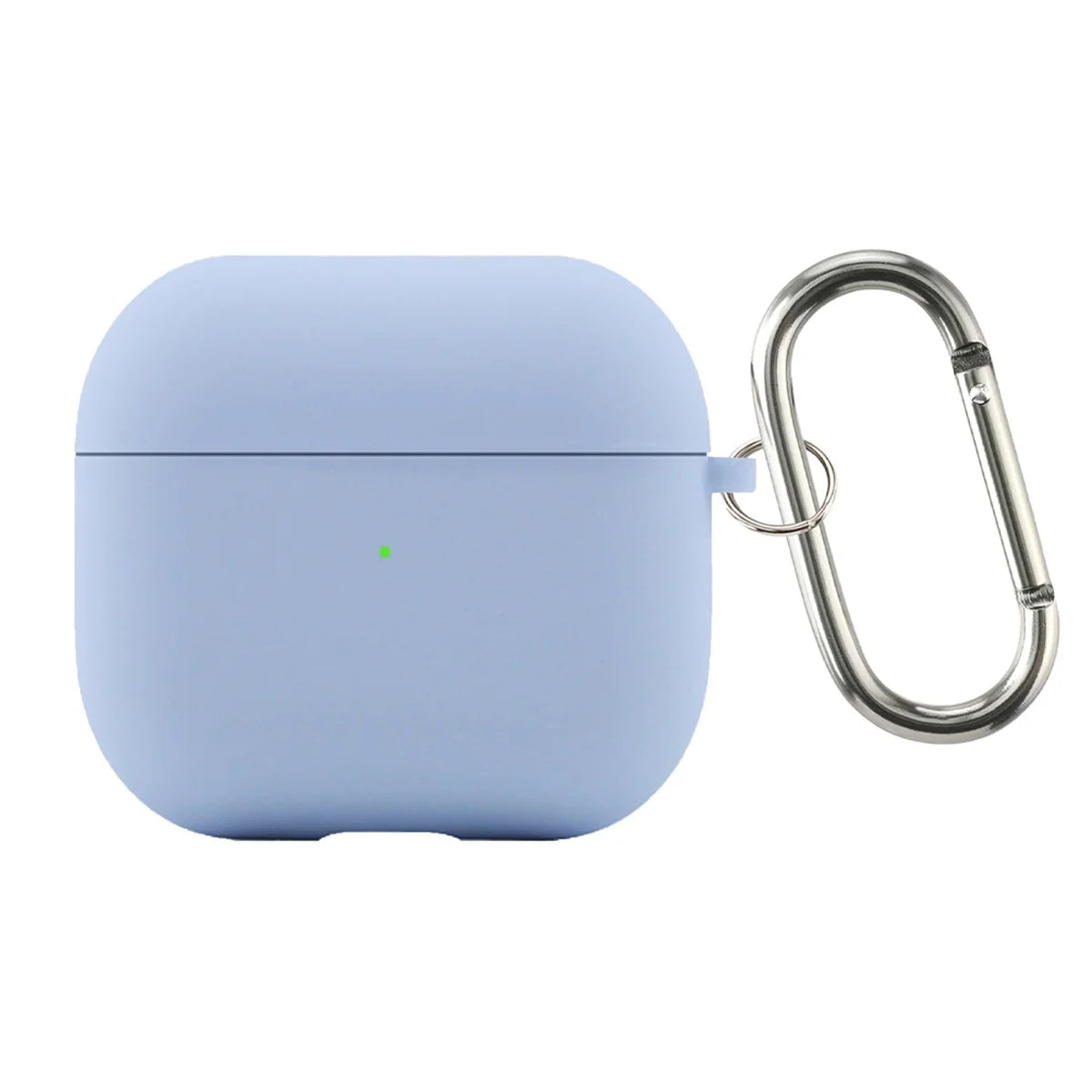 Inner Flocking Silicone and PC Keychain Case for AirPods 4
