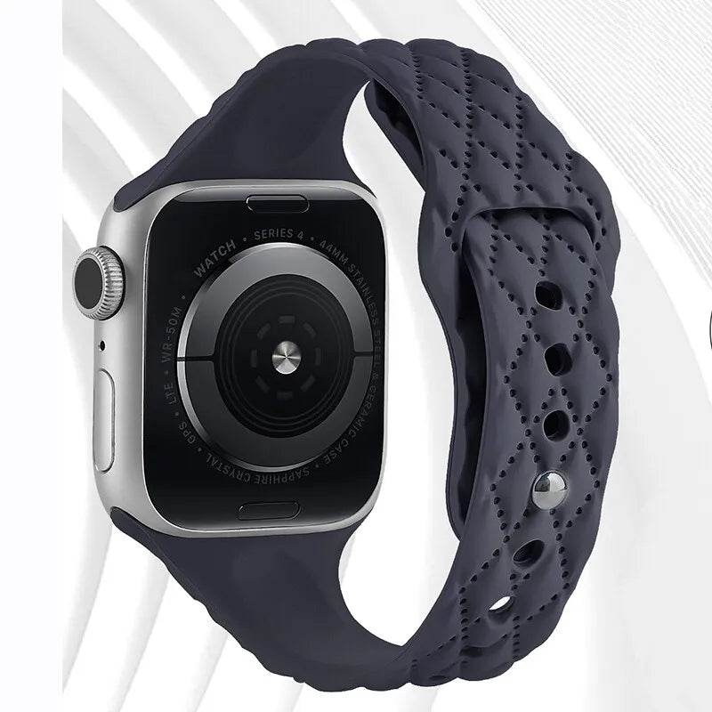 Lightweight Slim Silicone Bracelet for Apple Watch