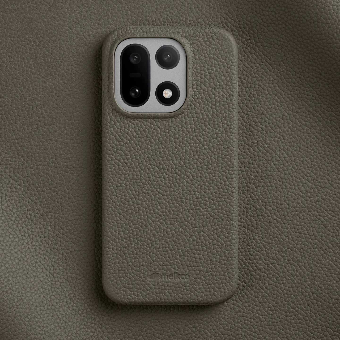 OnePlus 15 Genuine Cowhide Leather Back Cover Case