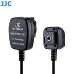 JC Replacement Hot Shoe Flash Cable for Canon Cameras