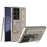 Samsung Galaxy S25 Ultra Slim Case with Wristband & Kickstand Bracket