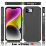 Anti-Drop PC + TPU Case for iPhone 16e