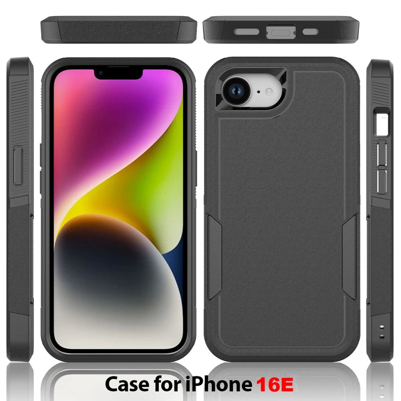 Anti-Drop PC + TPU Case for iPhone 16e
