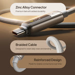 CABLETIME 240W USB-C Cable With Digital Display
