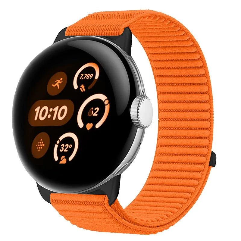 Breathable Woven Nylon Strap for Google Pixel Watch 4