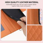 Premium Crossbody Zipper Leather Flip Case for iPhone 17 Series