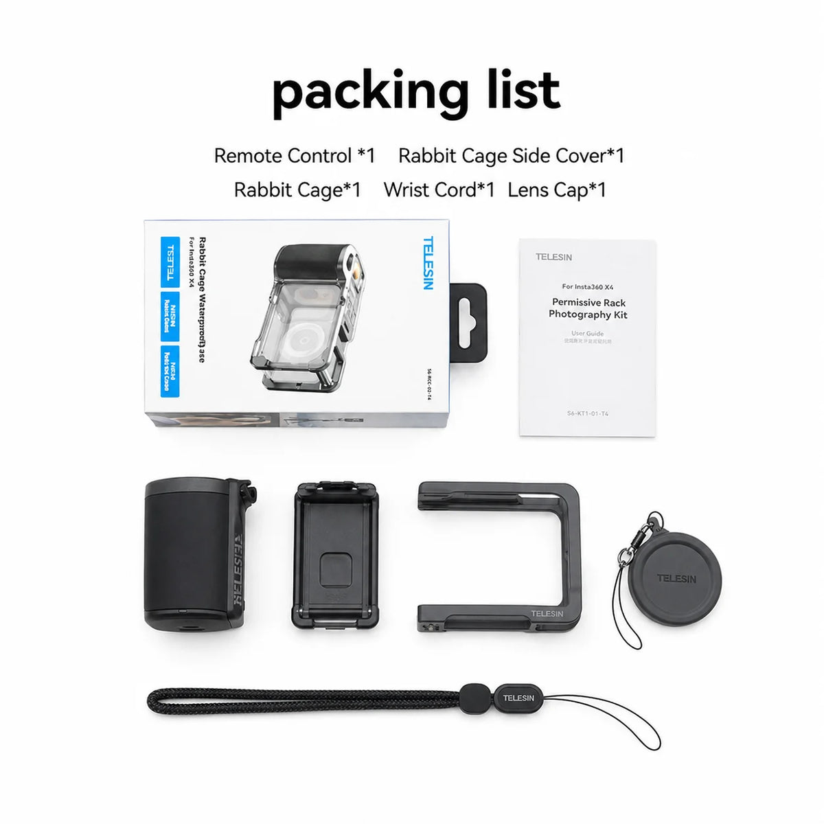 Telesin Detachable Bluetooth Remote DJI Osmo Action 6