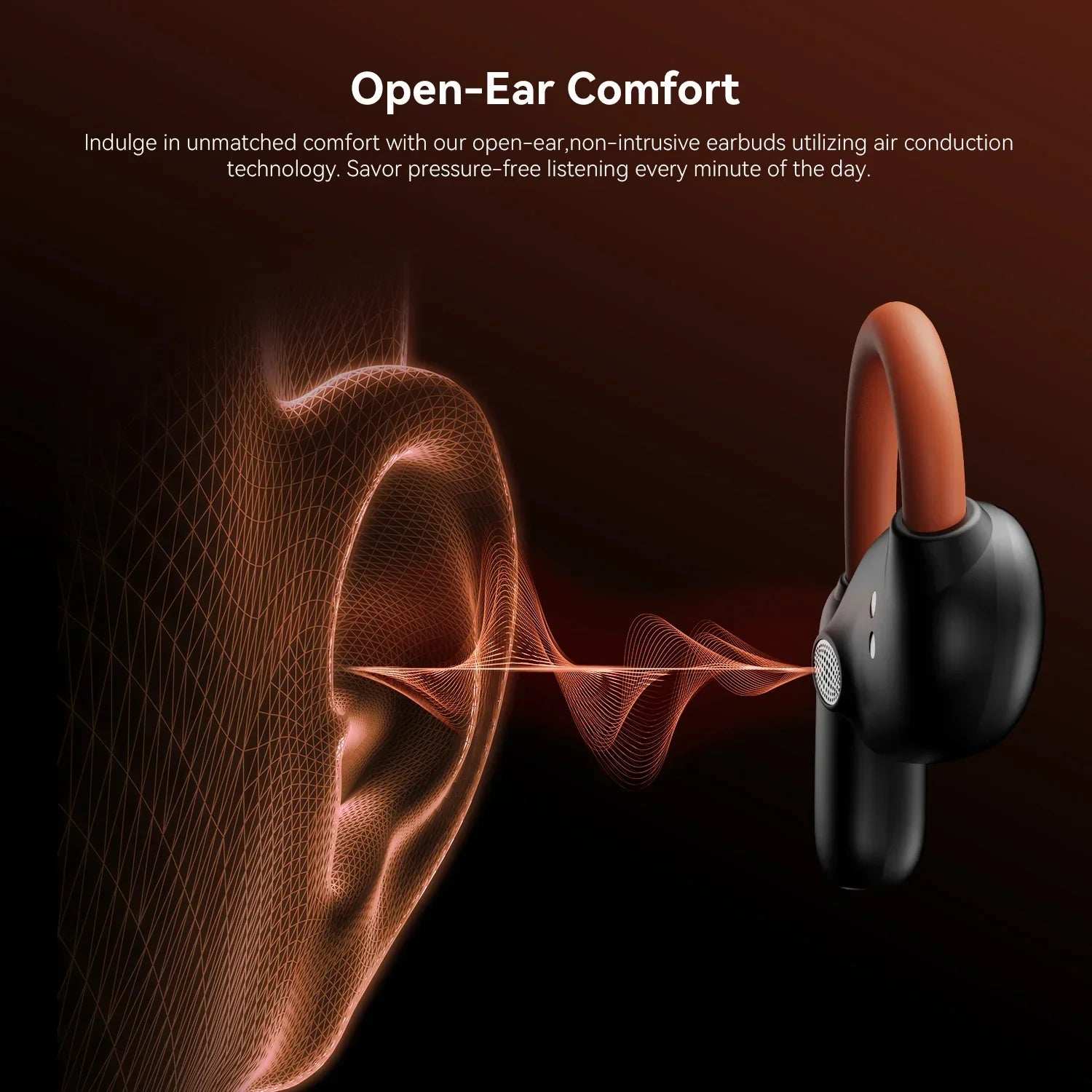 OneOdio SuperEQ D72 Bluetooth 5.4 Earphones with Ear Hooks & Neckband