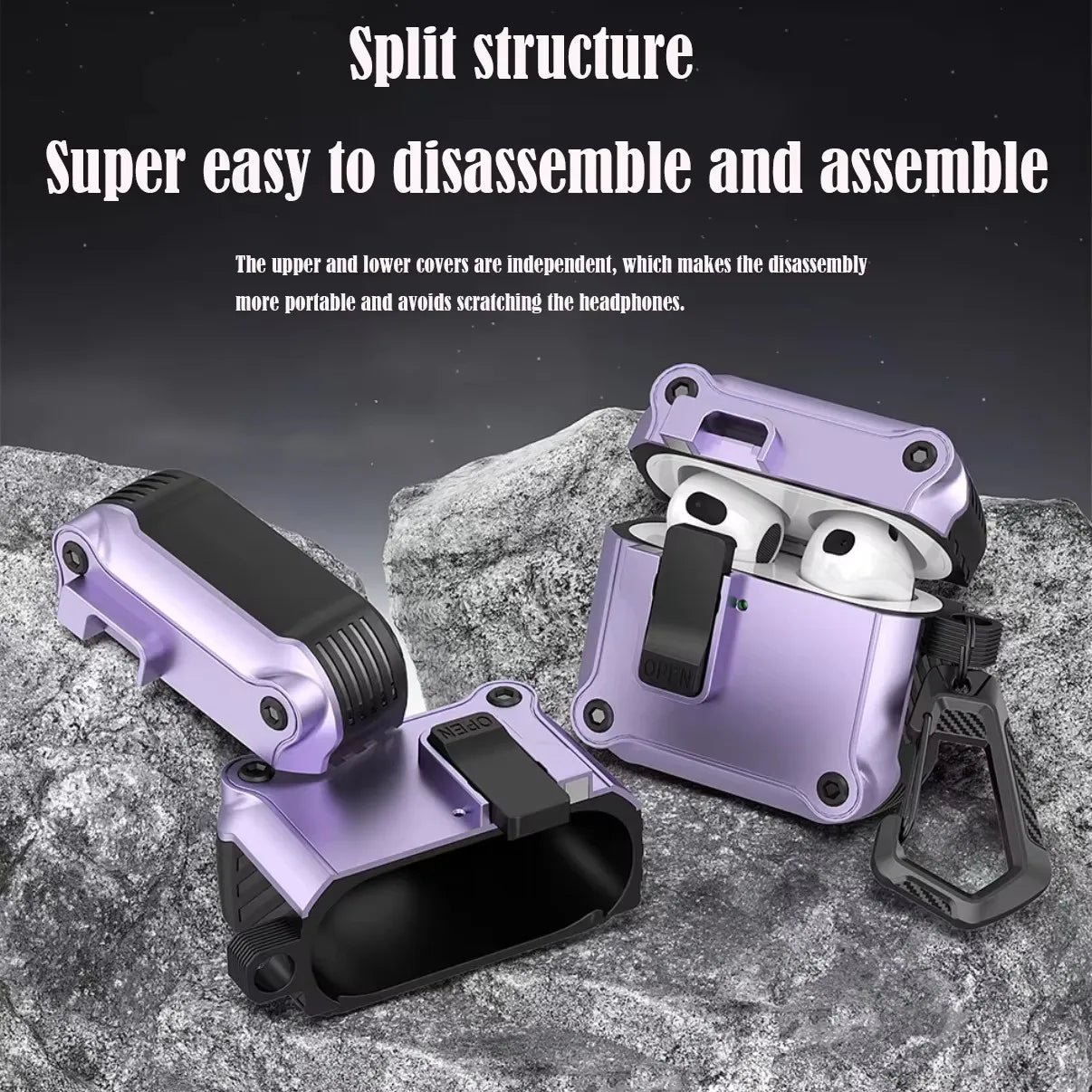 Shockproof PC Case for AirPods Pro 3