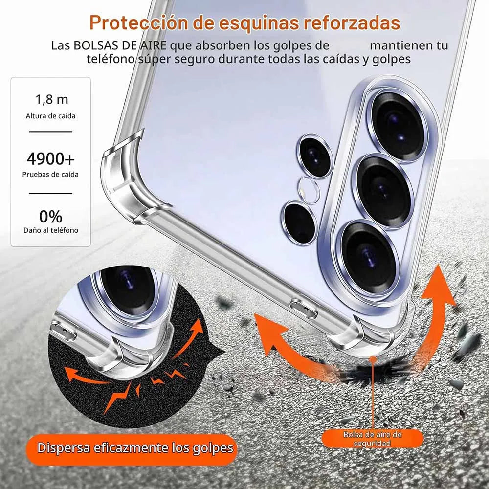 Shockproof TPU Case with Raised Camera Protection for Samsung Galaxy S26 Series