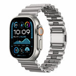 Premium Ocean-Style Stainless Steel Strap for Apple Watch