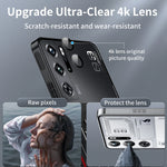 Metal Aluminum Alloy Clear Shockproof Bumper Case with Camera Protection for Nubia Red Magic 9 Pro