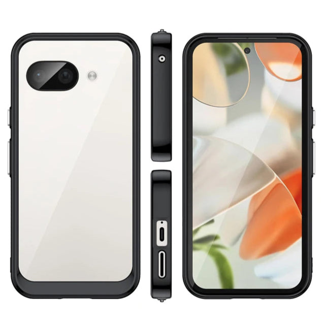 Transparent Hard PC + TPU Bumper Case for Google Pixel 9a