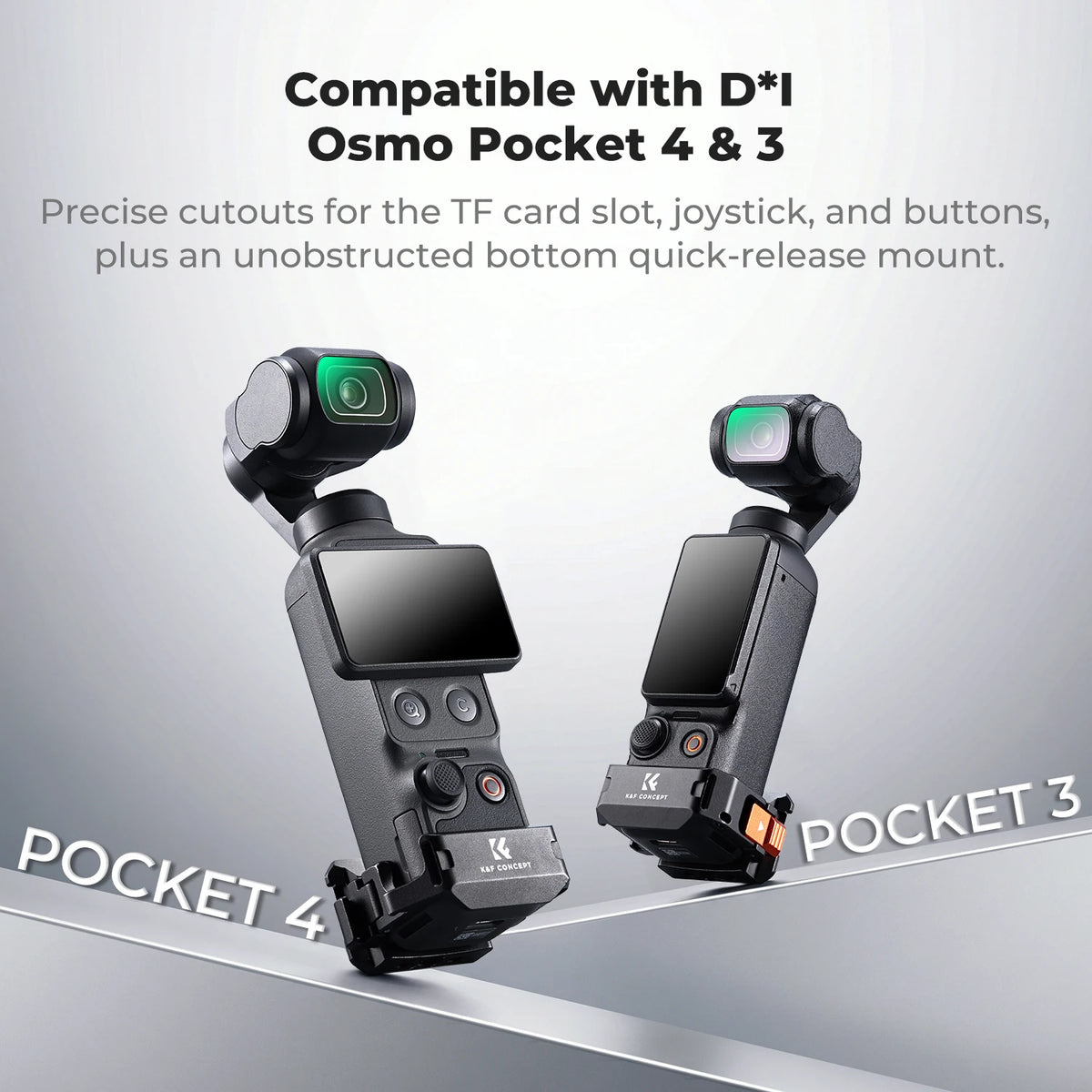 K&F Concept Cold Shoe Mount For DJI Osmo Pocket 4/3
