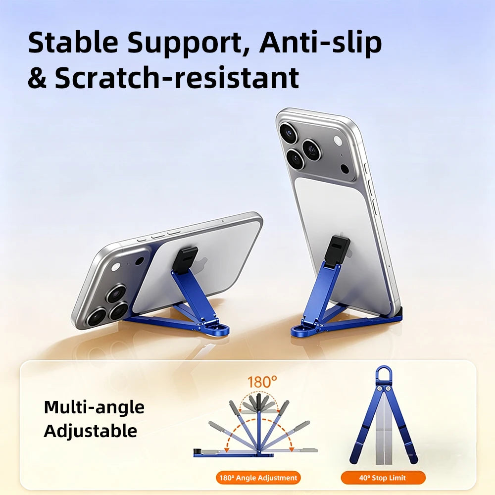 Aluminum Alloy Foldable Phone Holder Keychain