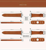 High-Quality Leather Wrist Strap for Apple Watch