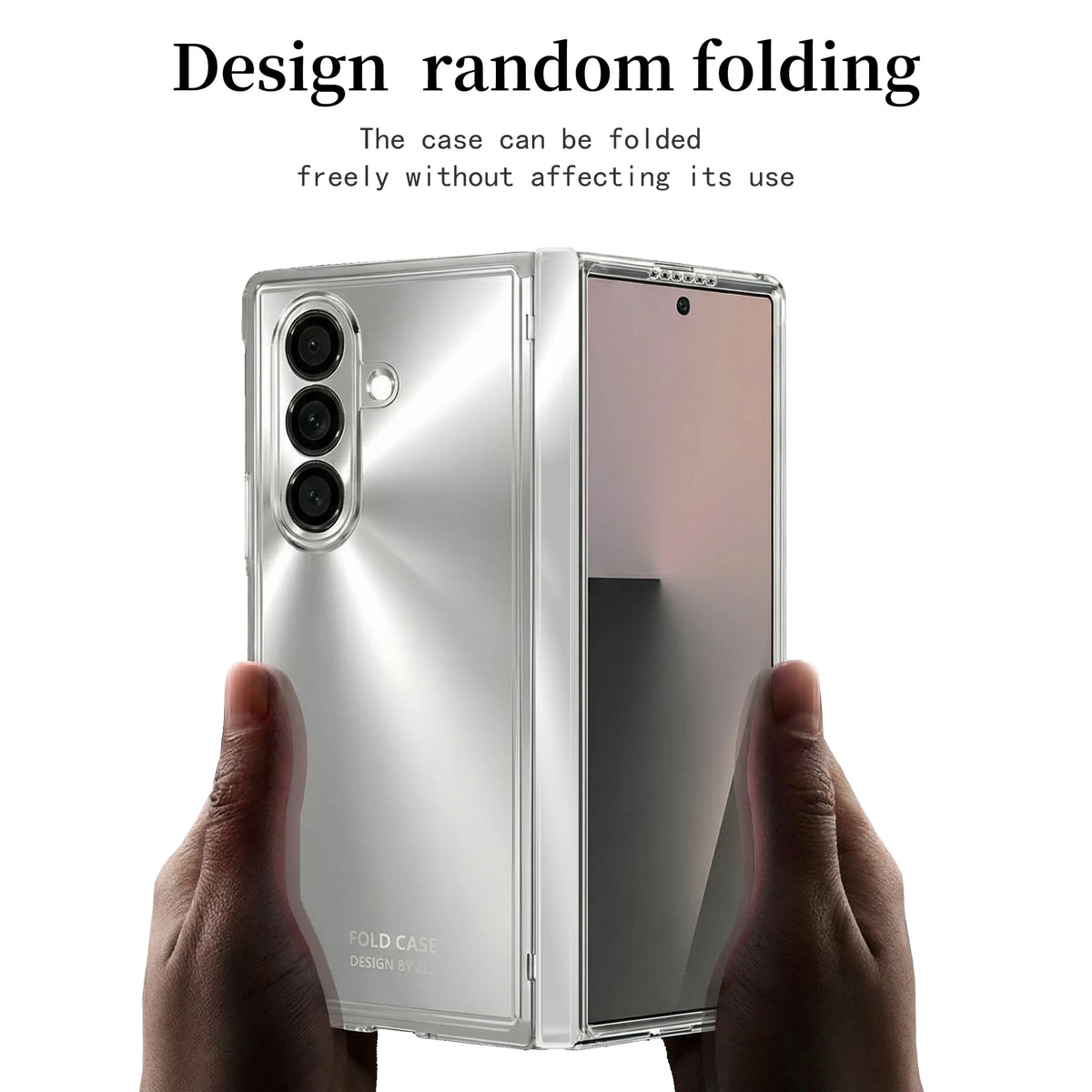 Samsung Galaxy Z Fold 7 Transparent TPU Case with Screen Protector