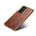 Premium Oil Wax Leather Case for Samsung Galaxy S26 Series