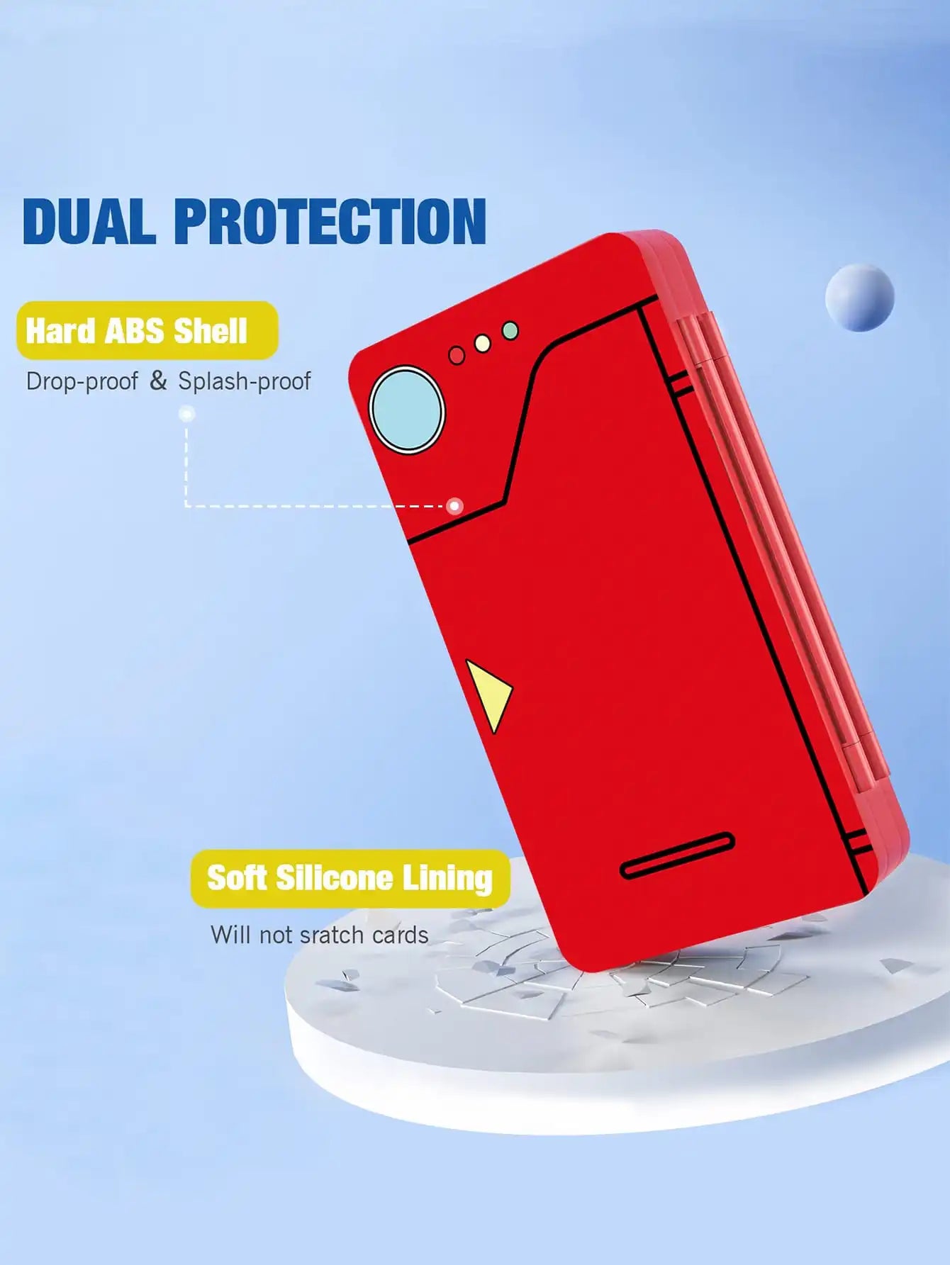 48-Slot Magnetic Storage Box for Nintendo Switch Game Cards