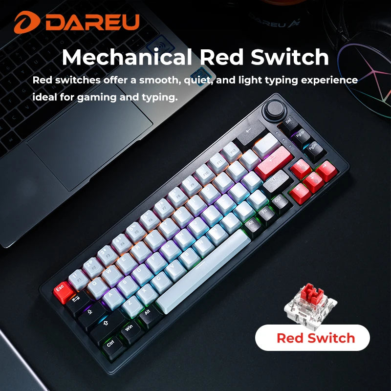 DAREU EK65G Wireless Mechanical Gaming Keyboard