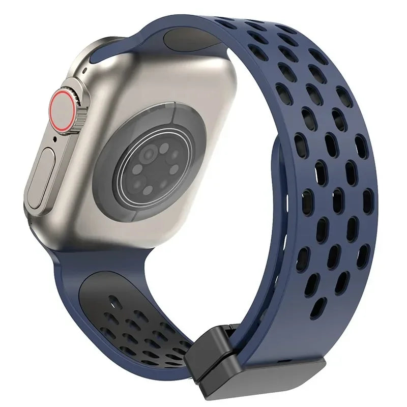 Flexible Silicone Magnetic Strap for Apple Watch