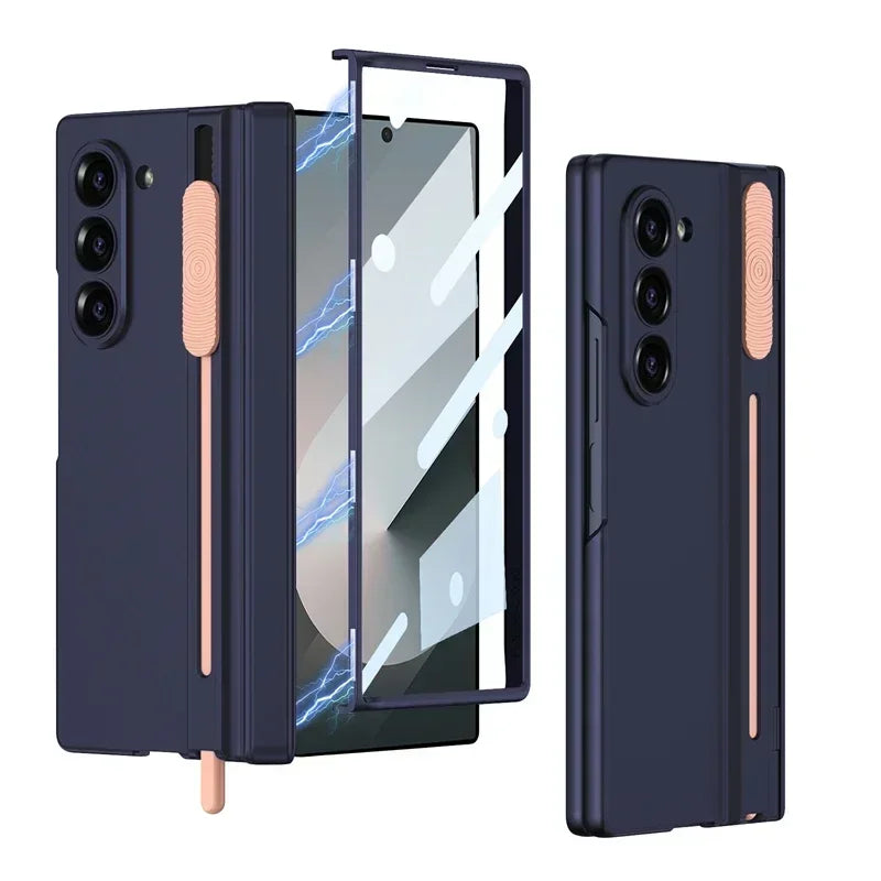 Samsung Galaxy Z Fold 6 5G Magnetic PC Folding Case with Screen Protector