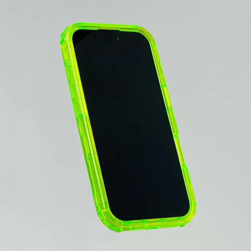 MagSafe Compatible Neon Armor Bumper Case for iPhone 16 Series
