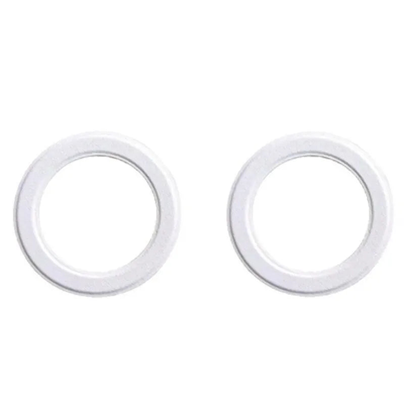 2PCS Universal PU Leather Adhesive Magnetic Plate