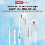 Lenovo YF28 Type-C Universal Wired Earphones