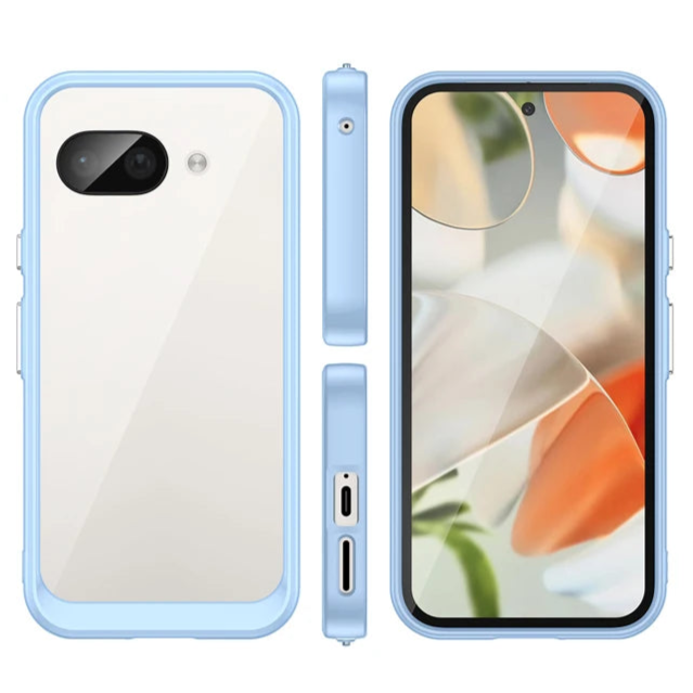 Transparent Hard PC + TPU Bumper Case for Google Pixel 9a