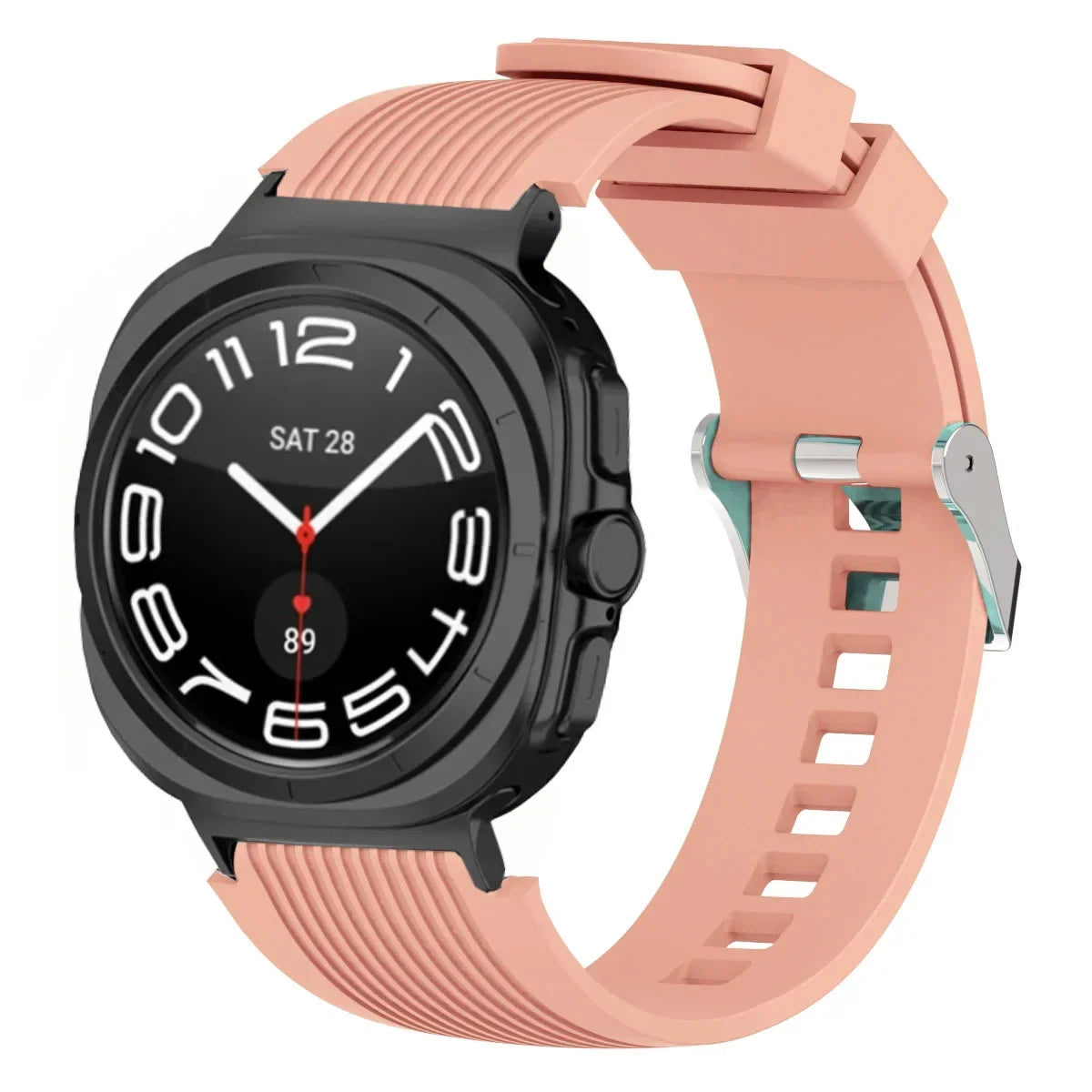 Stripe Textured Silicone Wristband for Samsung Galaxy Watch Ultra