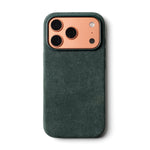 Alcantara Leather MagSafe Case with Raised Camera Ring for iPhone 17 Series