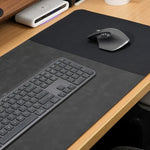 Reversible Leather and Cork Desk Mat Mouse Pad