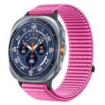 Breathable Nylon Watch Strap with Hook-and-Loop Fastener for Samsung Galaxy Watch Ultra 2