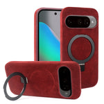 Google Pixel 10 Series Alcantara Magnetic Case with Foldable Stand