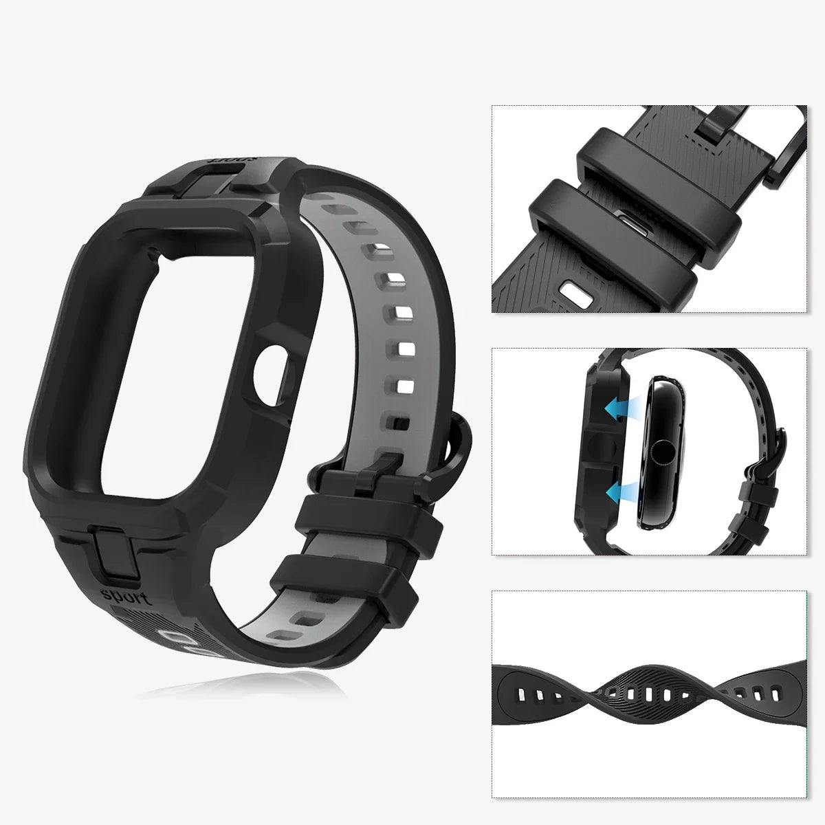 Sport Band and Case for Xiaomi Redmi Watch 4