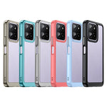 Honor X6B Shockproof Case with Hard Translucent Soft Edges