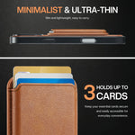 Leather MagSafe Case with Detachable 3-Card Holder for iPhone 18 Series