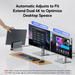 PULWTOP Dual 4K Monitor USB-C Docking Station